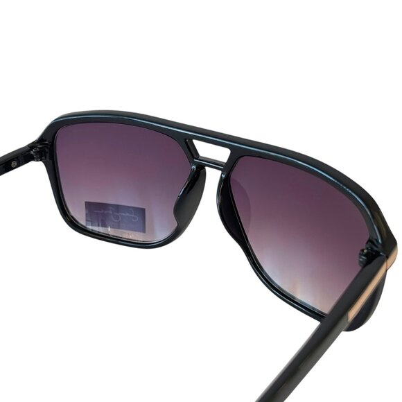 2 New Pairs Sean John Black & Gold Luxury Designer Shades Cool Urban Sunglasses - Picture 6 of 13